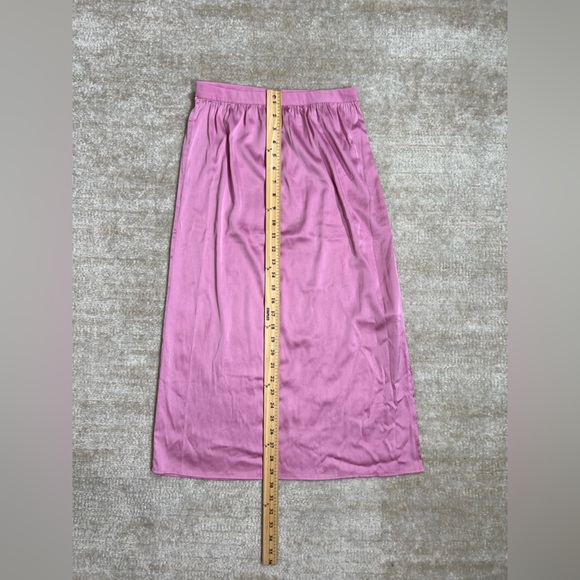 LoveShackFancy Aimee Satin Midi Skirt - Picture 6 of 11